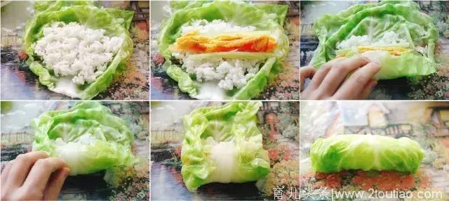 人见人爱的小清新辅食—卷心菜寿司