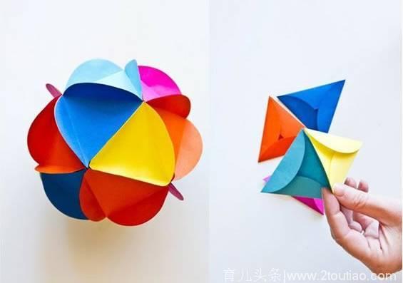 幼儿园亲子手工折纸制作大全：相框小船花球吊饰等，简单实用！