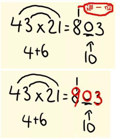 神奇！小学两位数乘法，画一条线搞定！2秒出答案，快教给孩子！