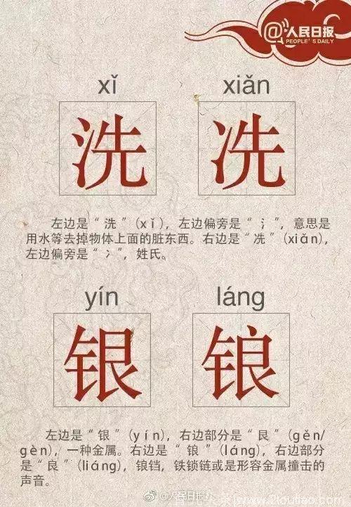 你能分清楚吗？这些“双胞胎”汉字快跟孩子一起认认！