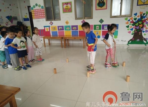 东营市东营区史口镇油郭社区幼儿园开展“丰富晨间体育游戏，促进幼儿健康成长”活动