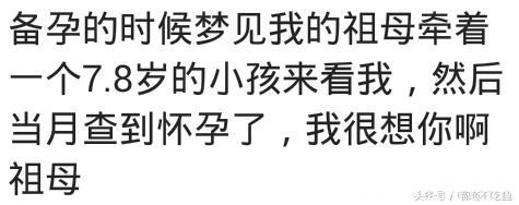 梦见过小孩吗？孕妈：梦见祖母牵着小孩来看我，当月查到怀孕了！