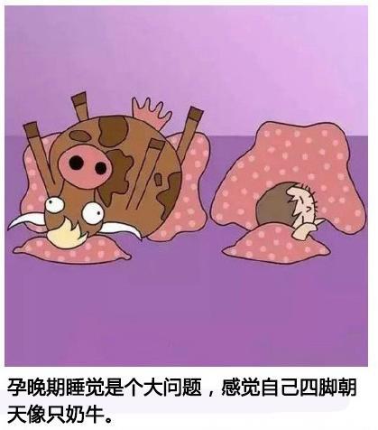 一副漫画记录怀孕期间的麻烦事，妈妈们看看自己是不是全中了！