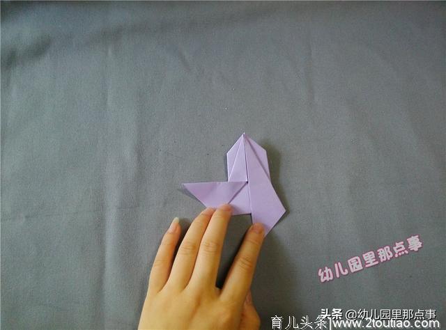 图文步骤|幼儿园亲子手工折纸DIY之奇形怪状的鱼