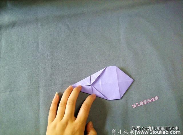手把手带你玩转幼儿园亲子手工折纸DIY之变色龙