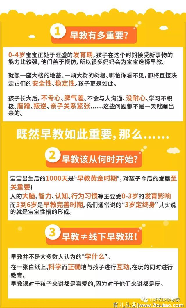 4岁前，上早教跟不上早教的宝宝有什么区别？