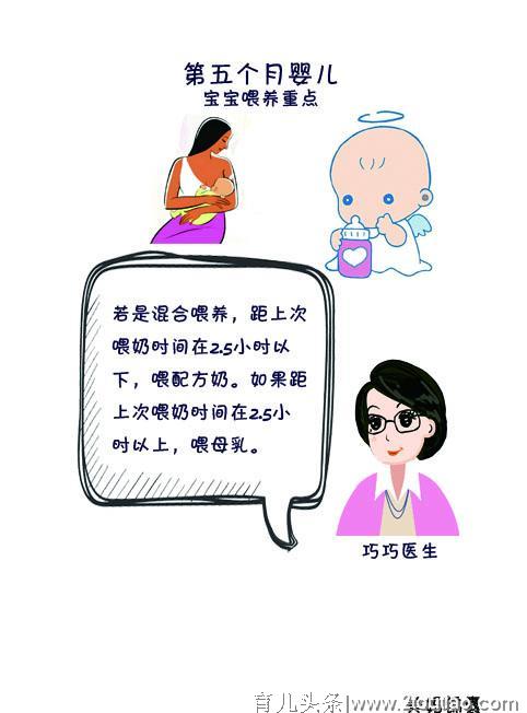 五个月的宝宝还是要坚持母乳喂养