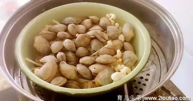 金针菇蒸花甲，鲜美的不可挑剔