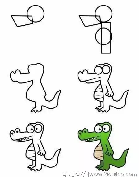 10款幼儿动物简笔画技巧，这样的画法简单又好玩！（附画谱）