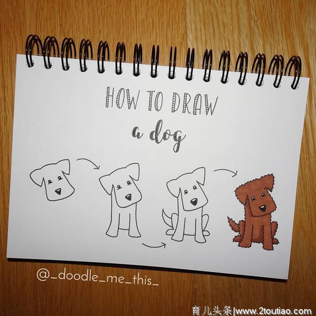 带步骤的儿童简笔画手绘教程 方法简单效果好 手账亲子画必备神器