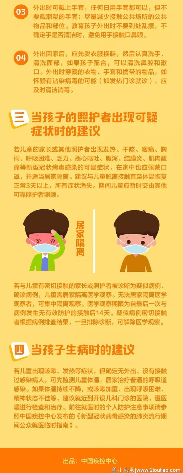 中国疾控中心提示：0-6岁儿童预防新冠病毒感染临时指南