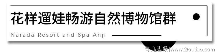 住亲子主题房，畅玩300亩安吉自然博物馆！20种儿童设施一站遛娃