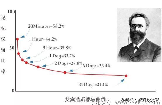 什么是艾宾浩斯遗忘曲线？利用这一记忆规律可以提升孩子记忆力