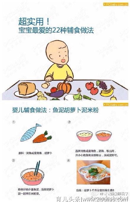 宝宝“爱不释口”的辅食做法大全，超实用！新手妈妈收藏起来吧