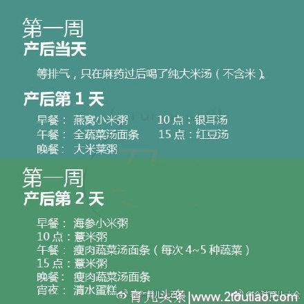 怀胎十月完成“卸货”，也该补补了！产后21天月子餐大全，快收藏