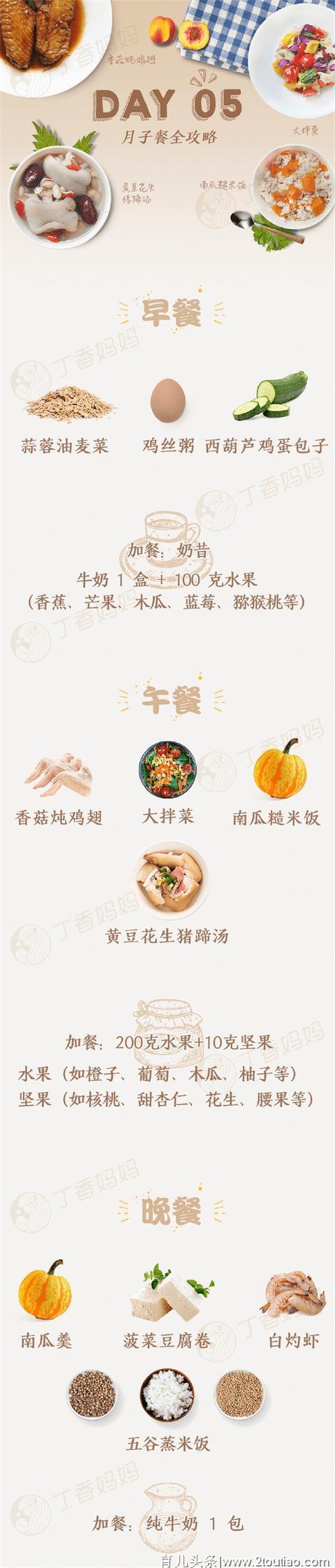 营养科医生：产后28天“月子餐”食谱，很实用，收藏了吧