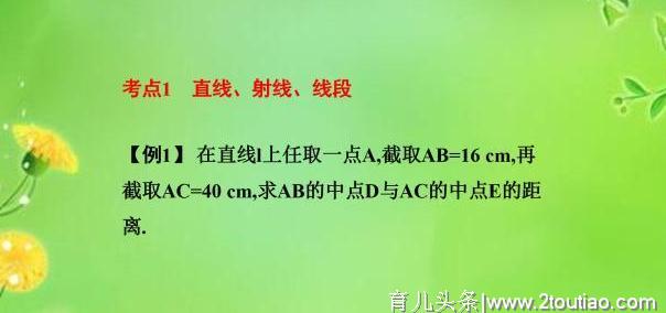 初中几何初步的考点总结也这么详细，这就是数学好的原因