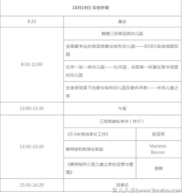 焦点 │ 10月打卡2019世界蒙氏早教大会，让你不虚此行