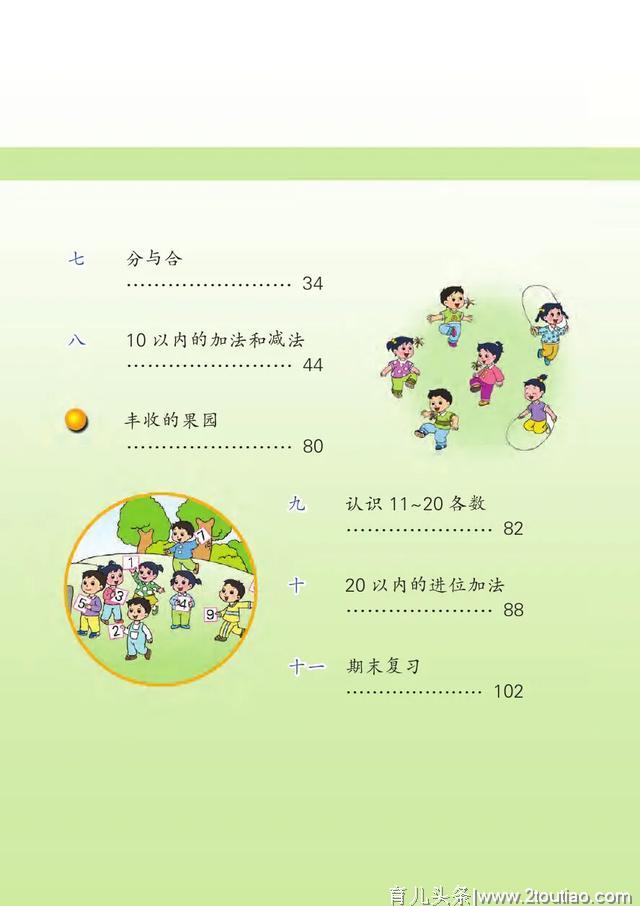 学龄前儿童应该具备的数学知识