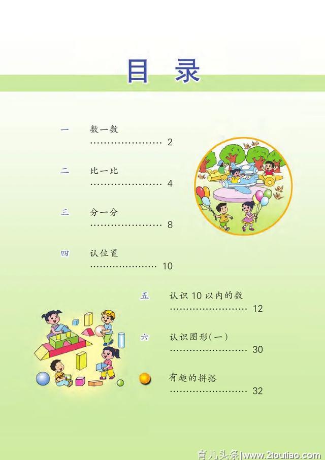 学龄前儿童应该具备的数学知识