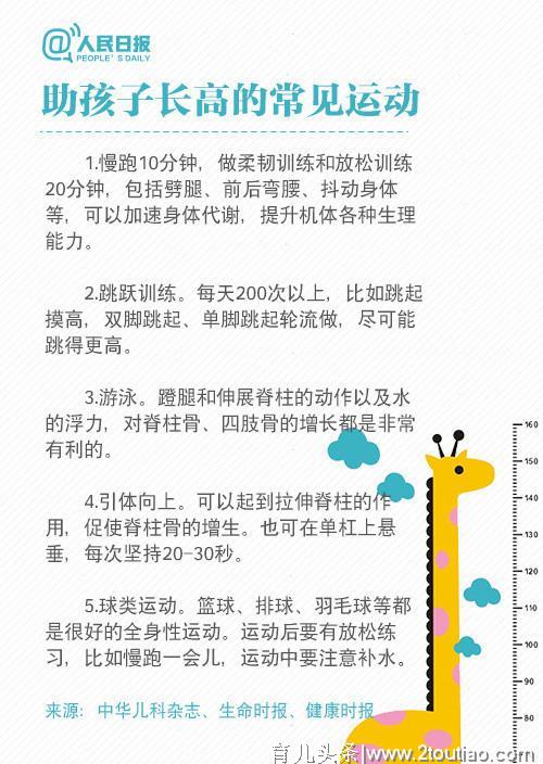 学龄前孩子每年长高多少厘米？孩子3个长高的关键期，答案在这里